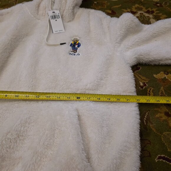 Polo Ralph Lauren  Logo-Embroidered Curly Pile Fleece Hoodie - Picture 3 of 5